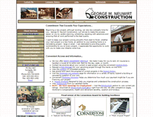 Tablet Screenshot of georgeneuwirtconstruction.com